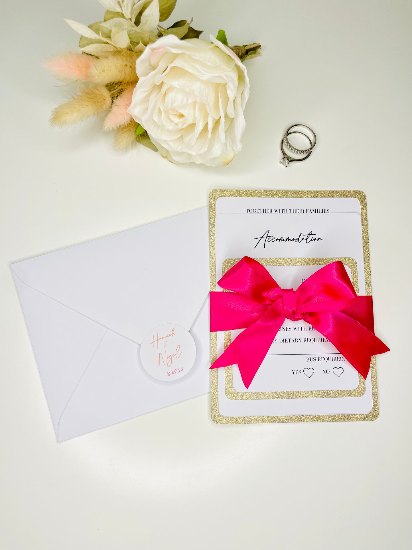 Lively Wedding Invitation Suite - SAMPLE ONLY