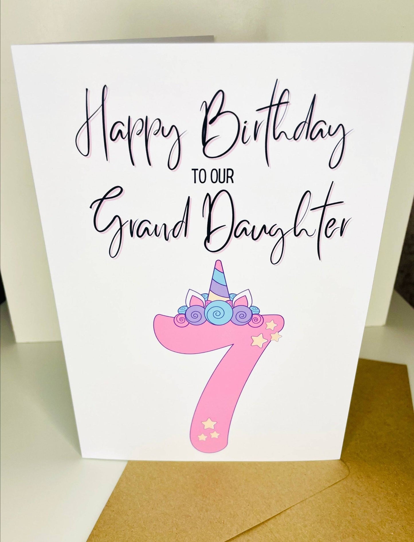 Unicorn Happy Birthday Card