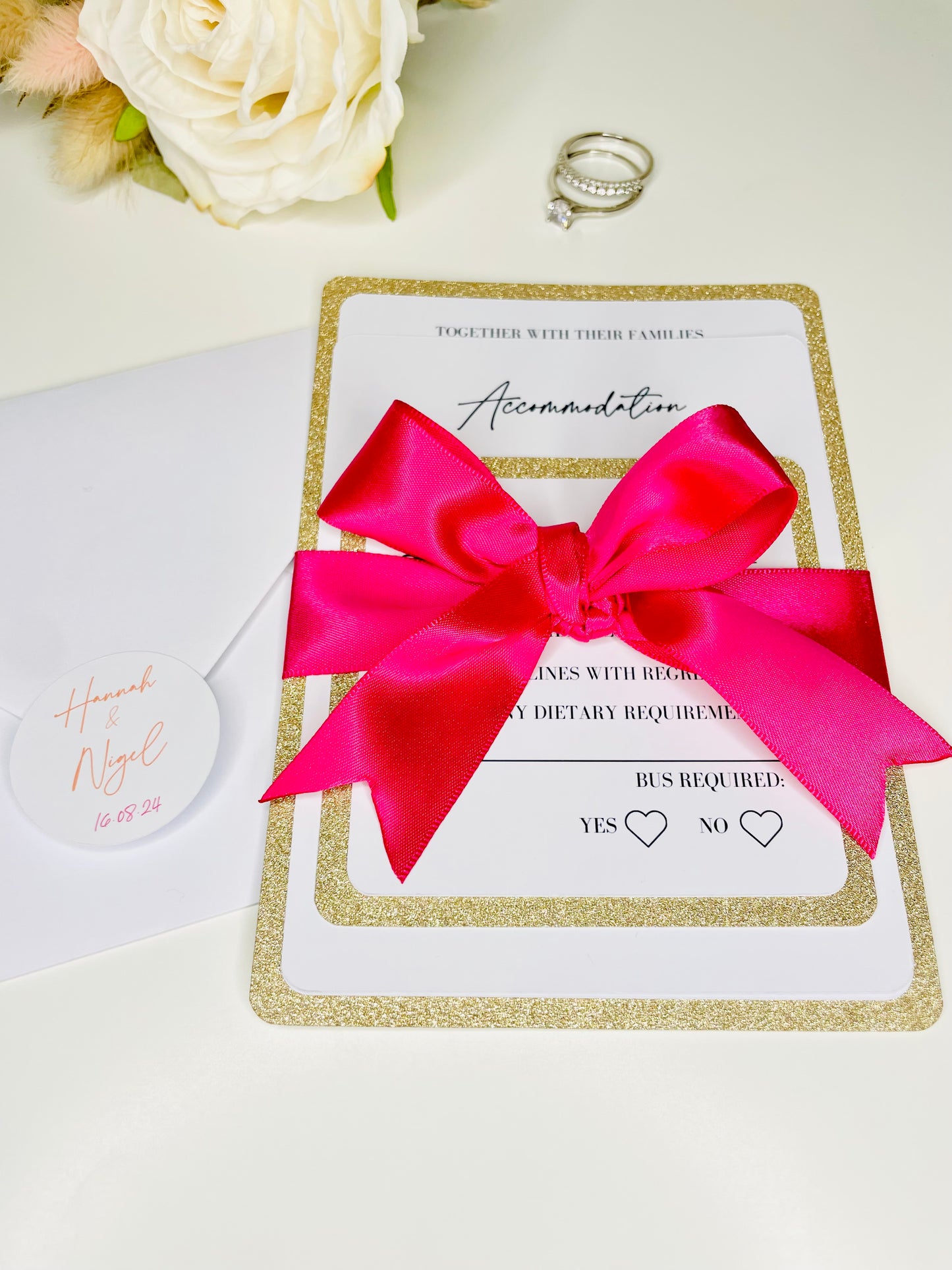 Lively Wedding Invitation Suite - SAMPLE ONLY
