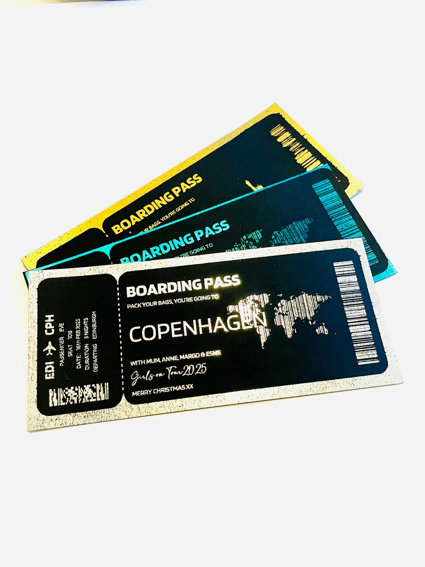 Personalised Event/Holiday Ticket