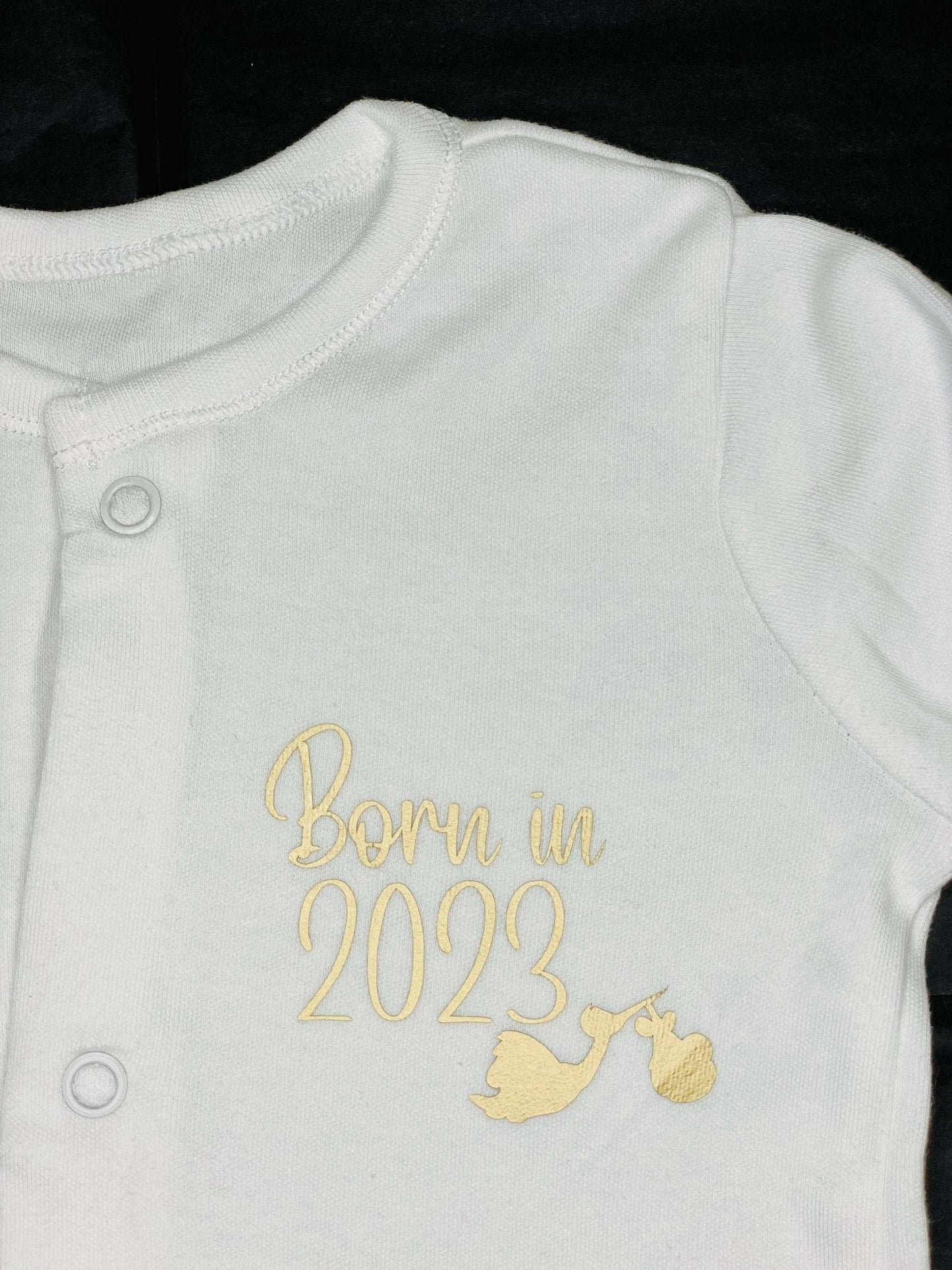 Born in 2024 Baby Grow - Firtina Creations