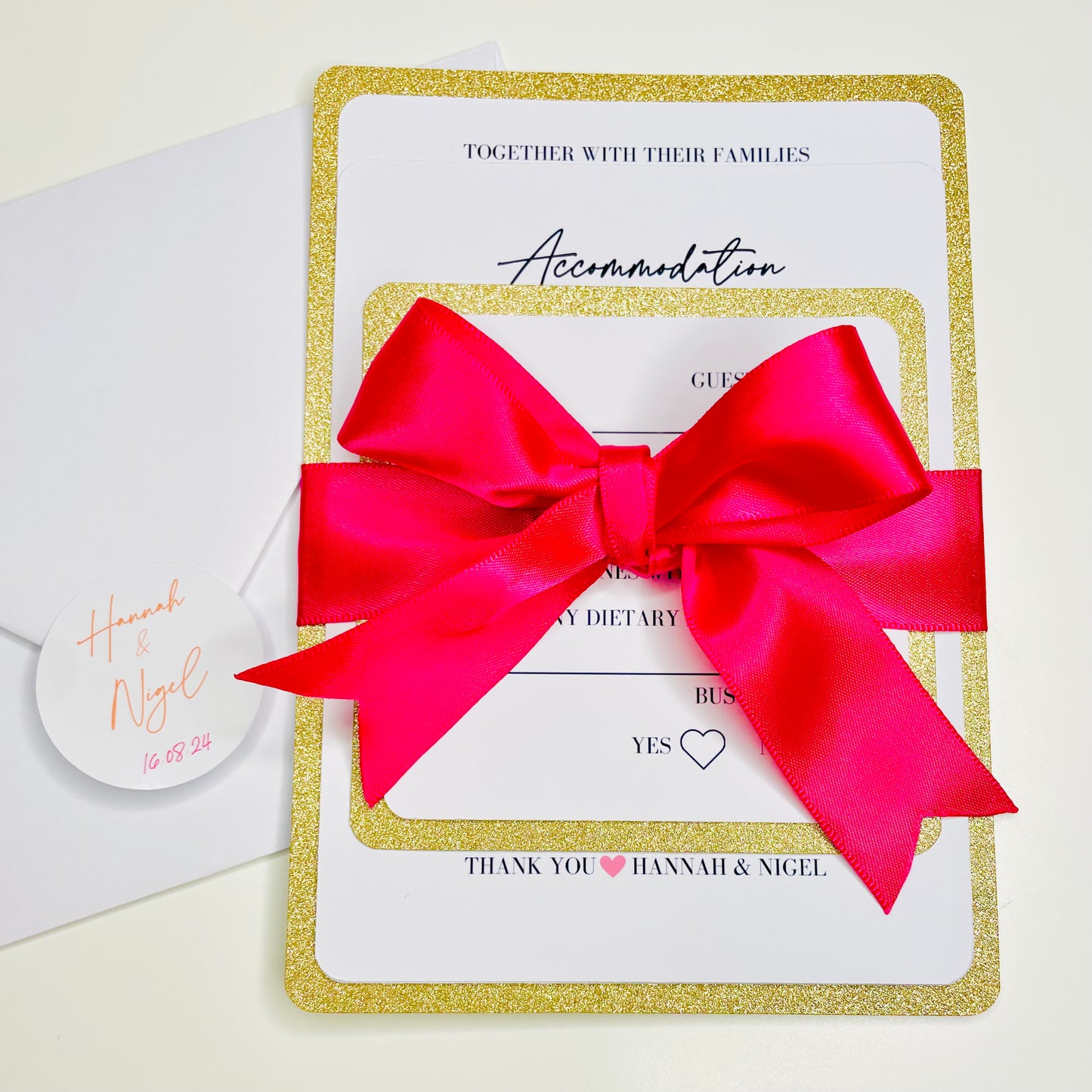 Lively Wedding Invitation Suite - SAMPLE ONLY