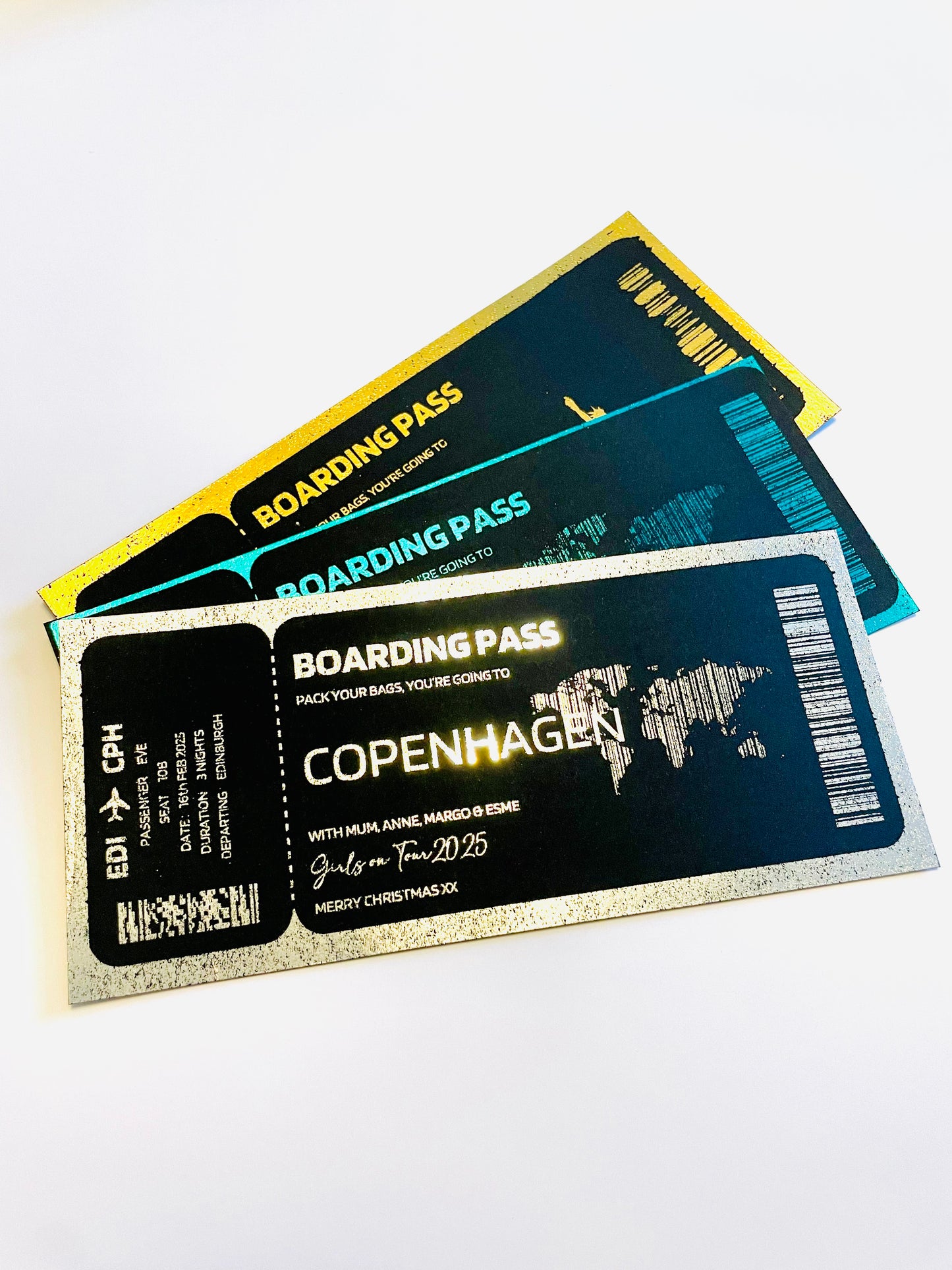 Personalised Event/Holiday Ticket