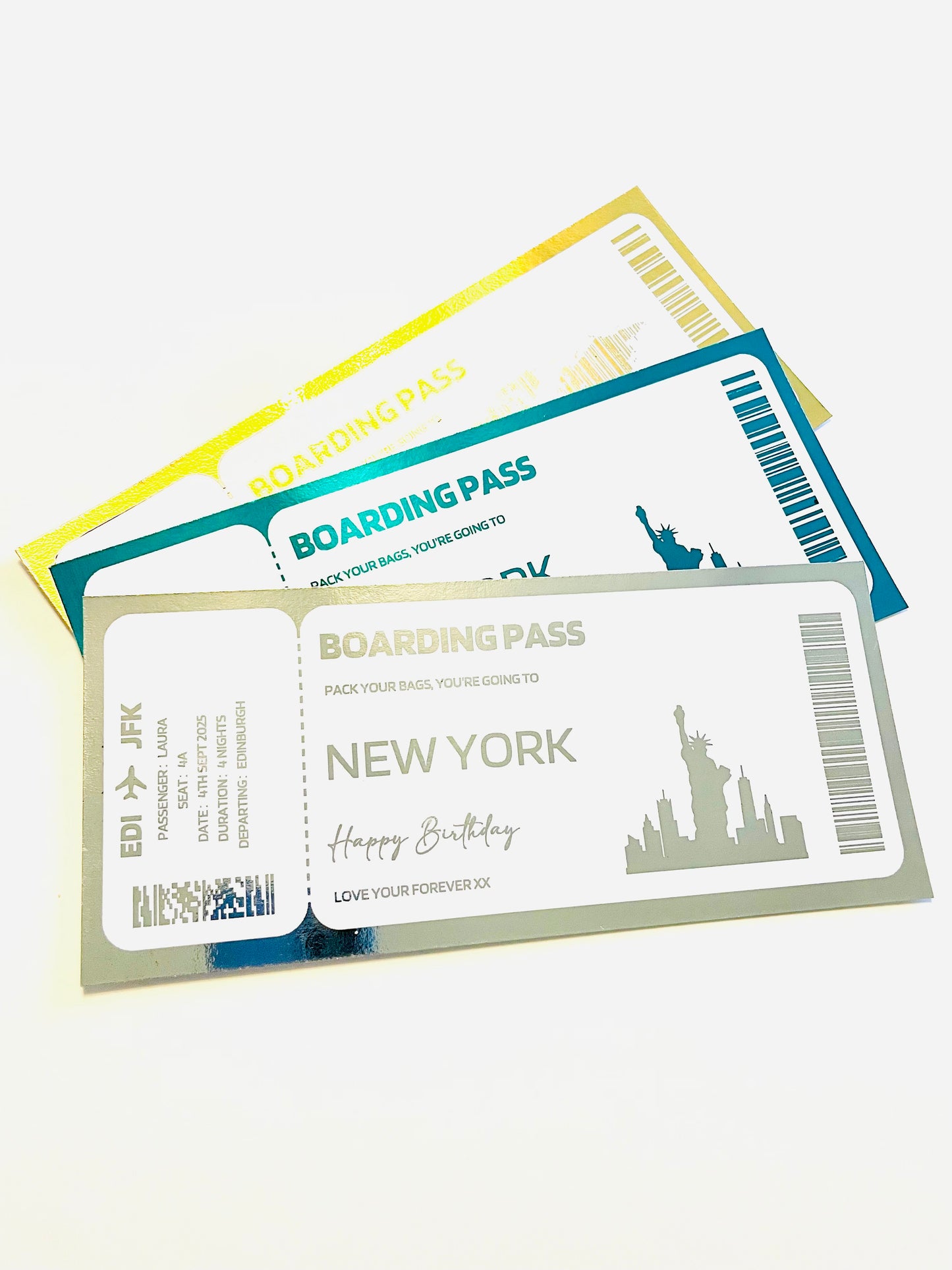 Personalised Event/Holiday Ticket
