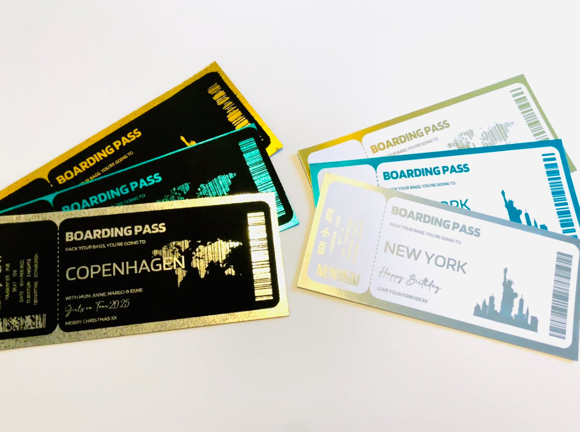 Personalised Event/Holiday Ticket