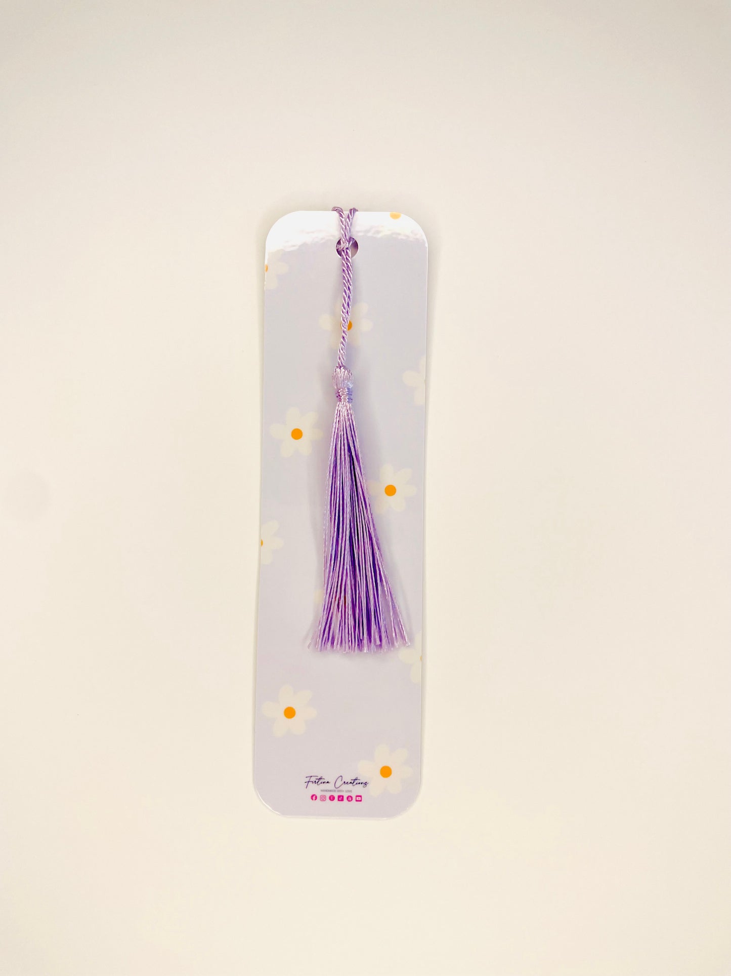 Daisy Bookmark with Tassle
