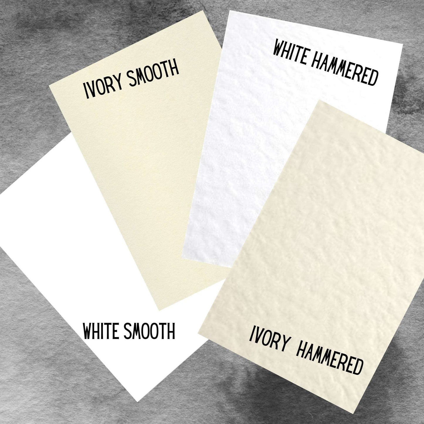 Gold Effect Wedding Invitation Set & Individuals - Firtina Creations