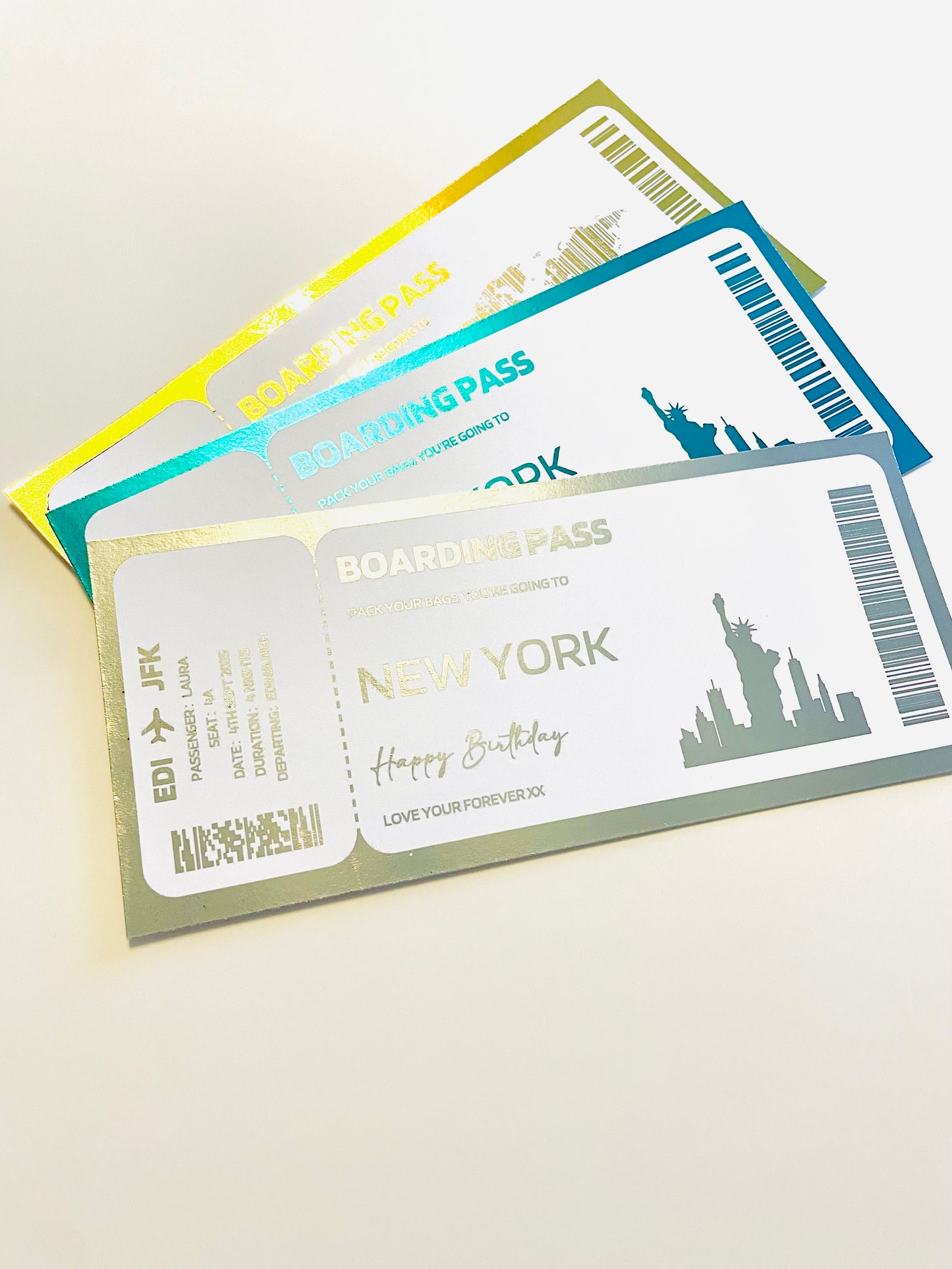 Personalised Event/Holiday Ticket