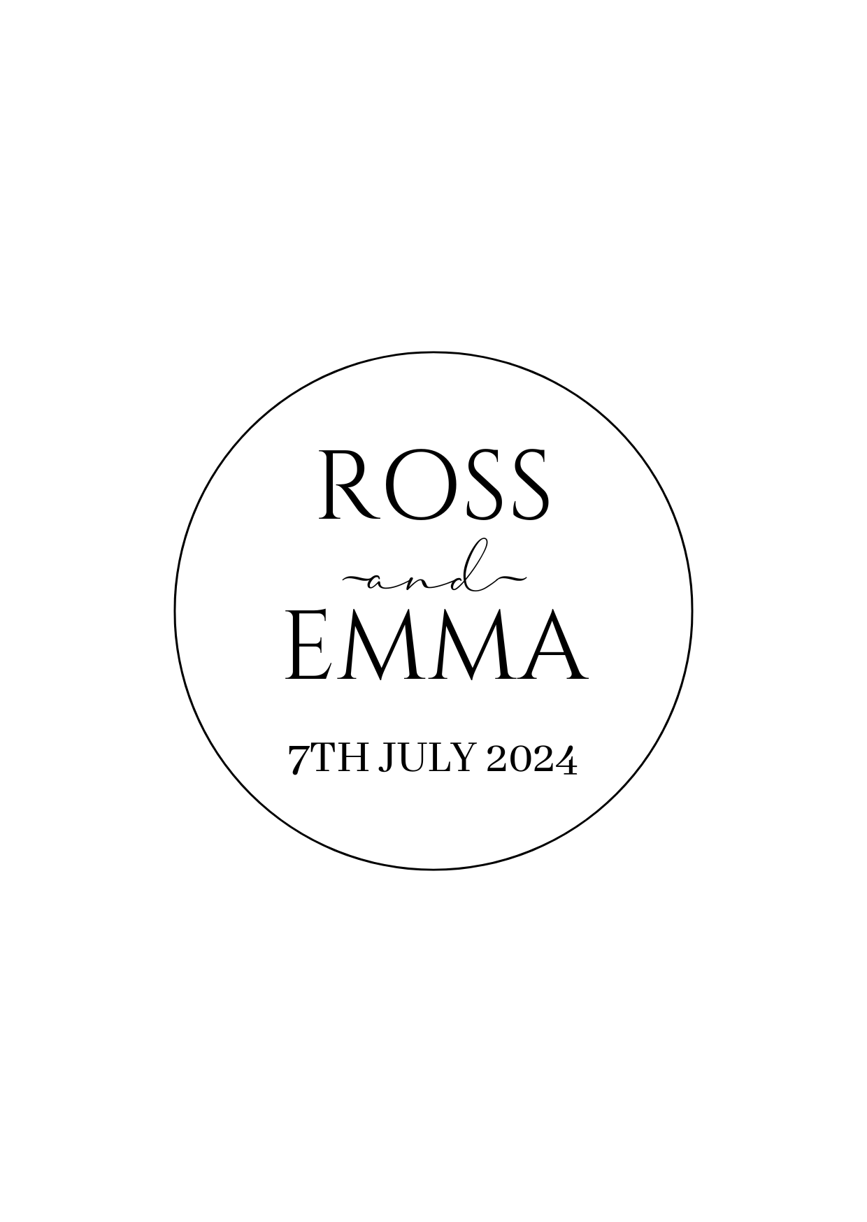 Curve Wedding Invitation Suite - SAMPLE ONLY