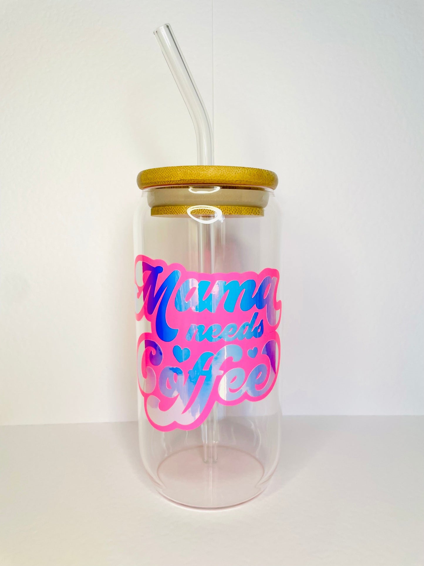 Mama needs coffee Glass Coffee Cups