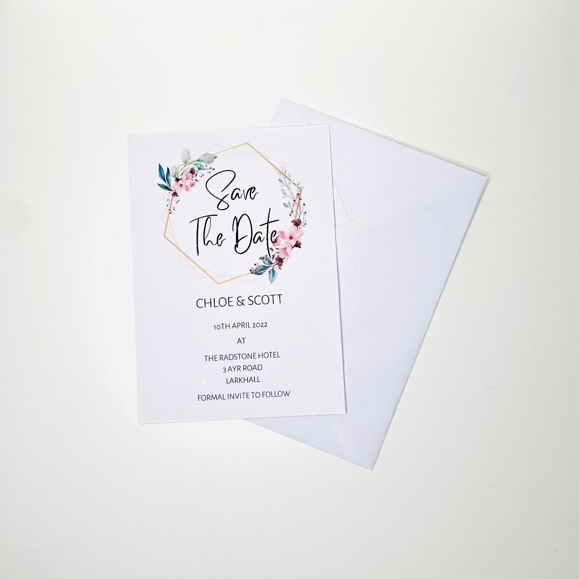 Floral Wedding Invitation Set & Individuals - Firtina Creations