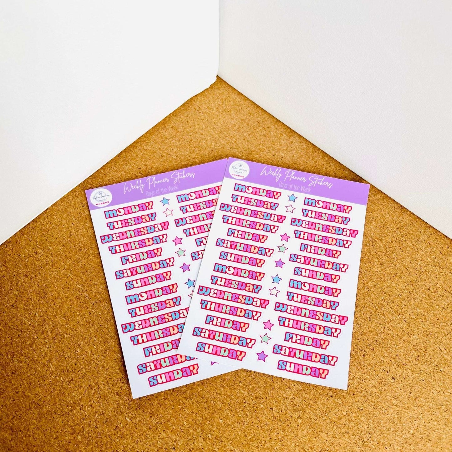 Days of the Week Stickers