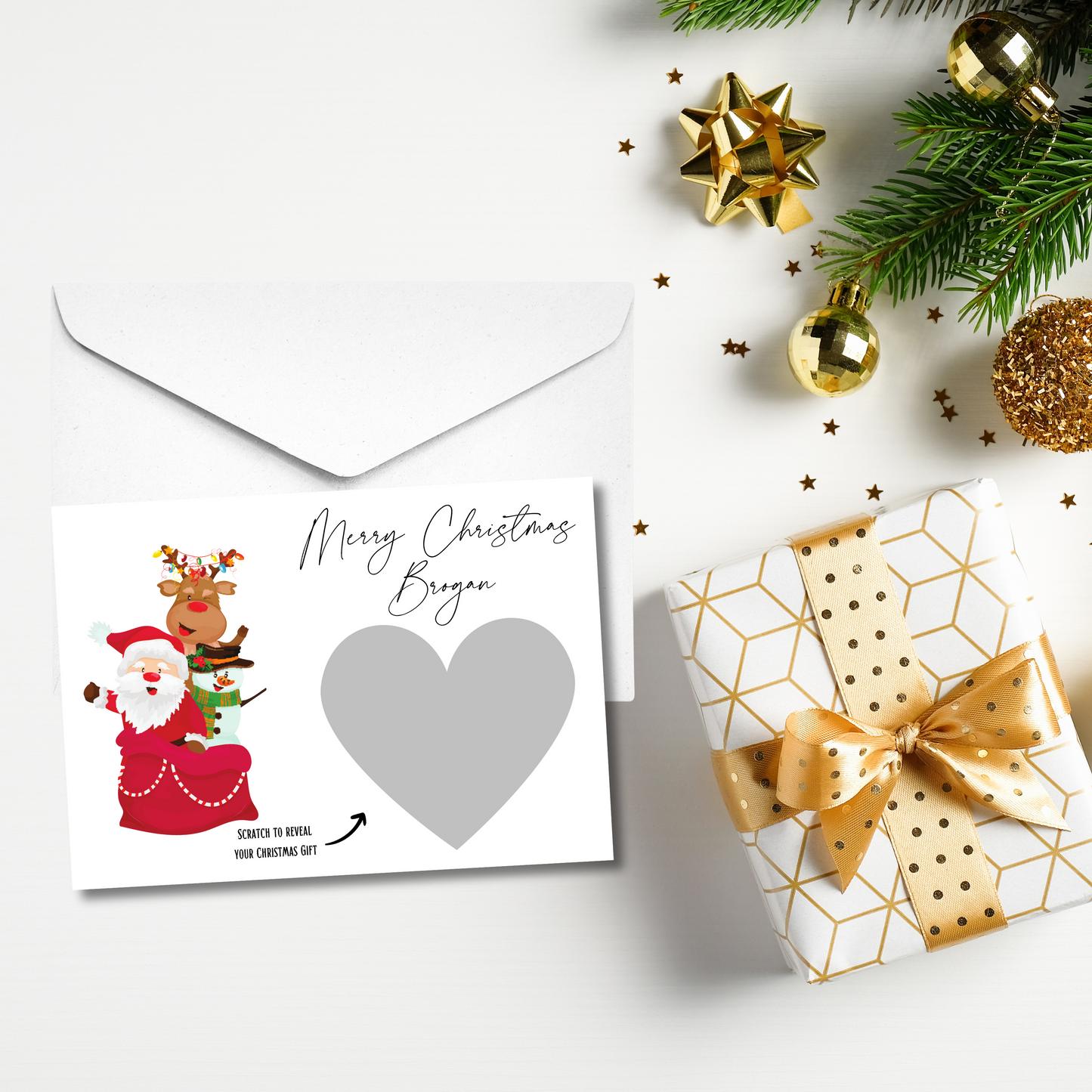 Christmas Scratch Cards - Personalised - Firtina Creations