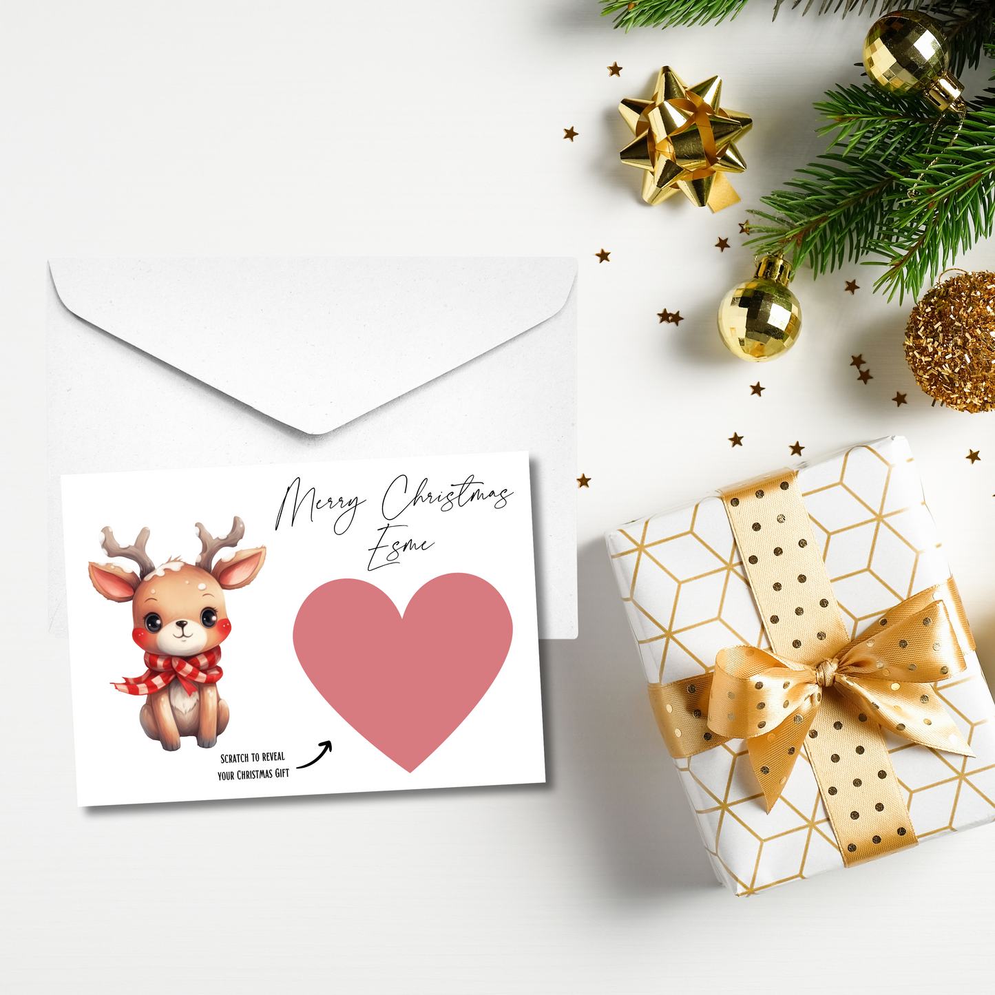 Christmas Scratch Cards - Personalised - Firtina Creations