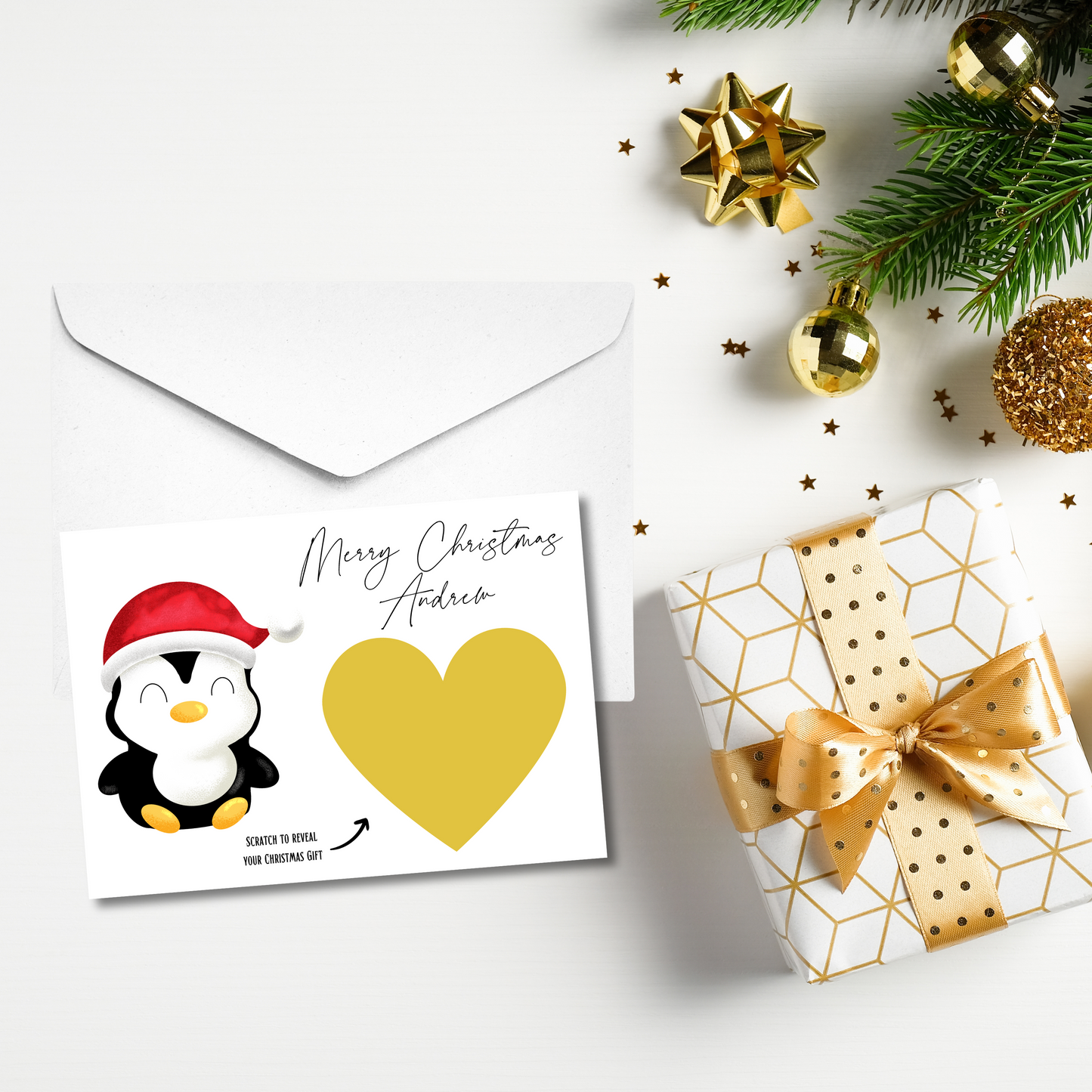 Christmas Scratch Cards - Personalised - Firtina Creations