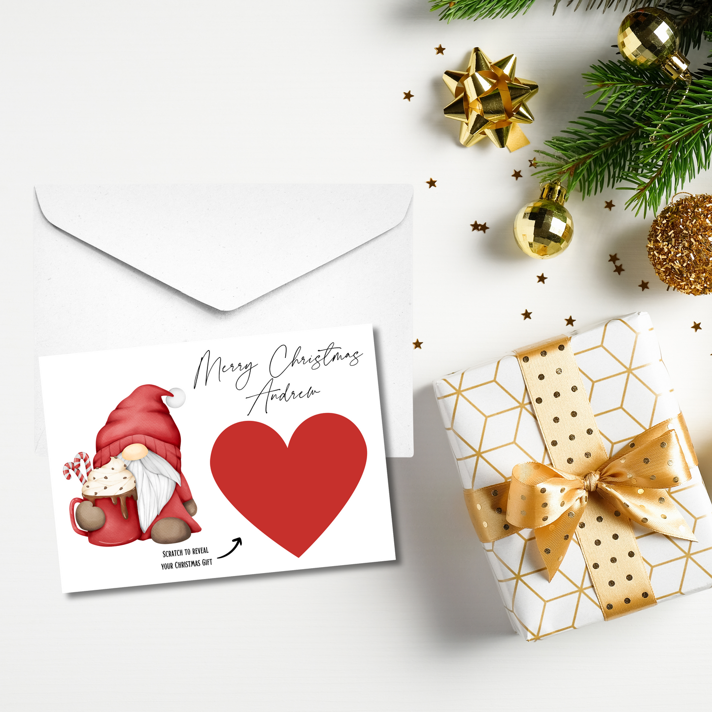 Christmas Scratch Cards - Personalised - Firtina Creations