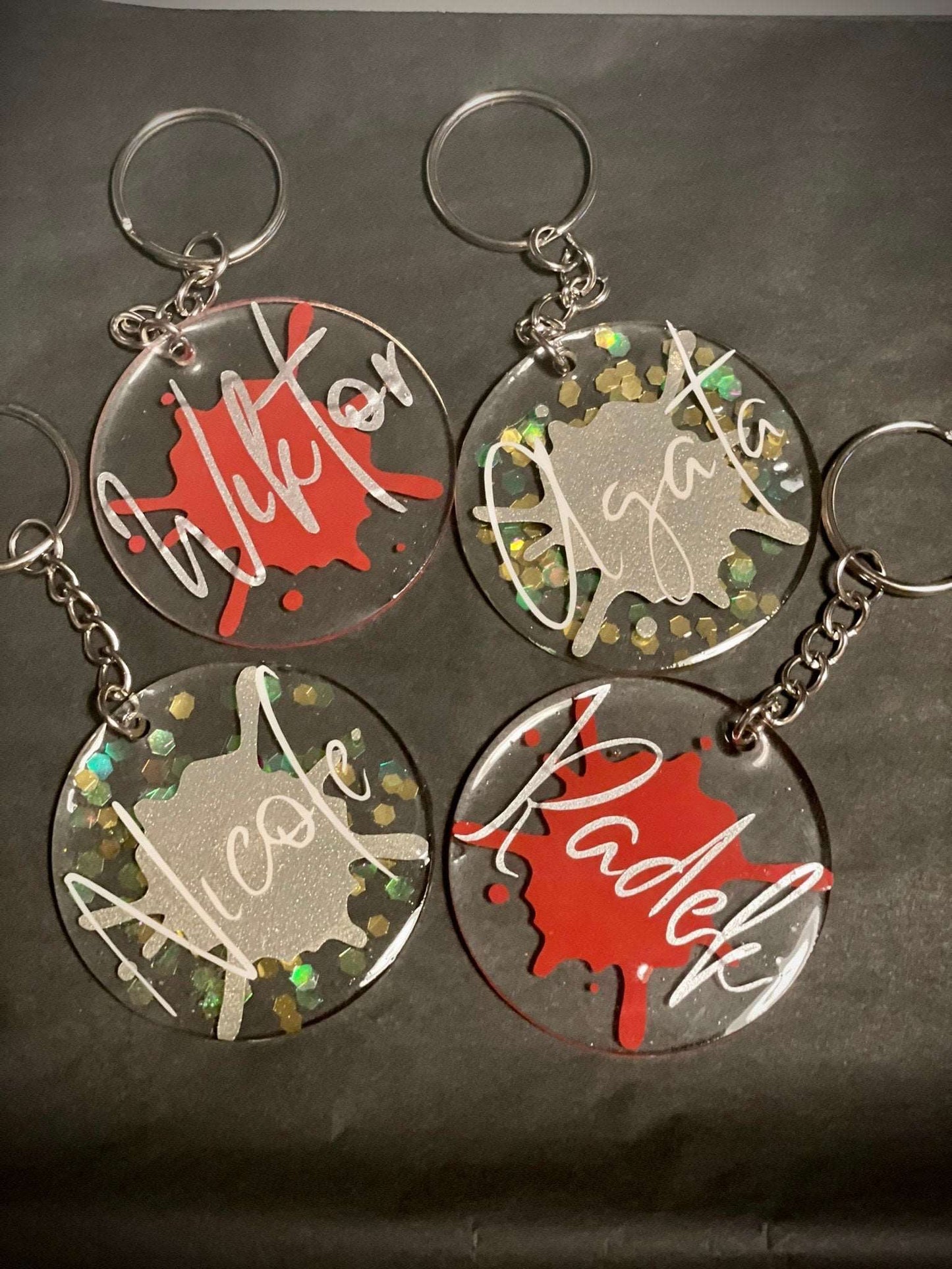 Acrylic Name Keychains - Personalised - Firtina Creations