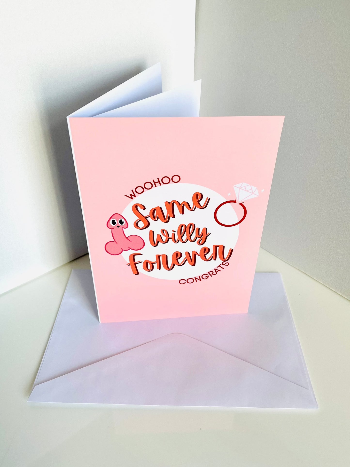 Same Willy Forever Card - Firtina Creations