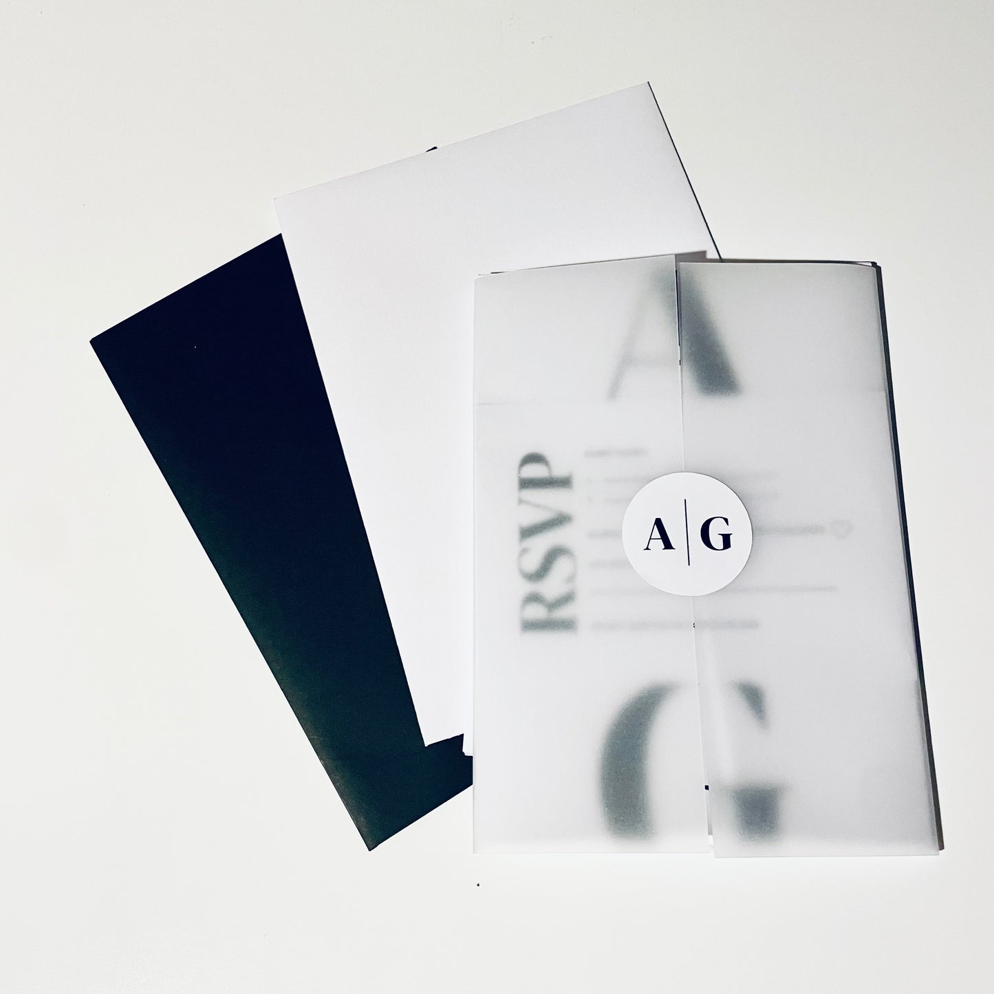 Initial Wedding Invitation Suite - SAMPLE ONLY