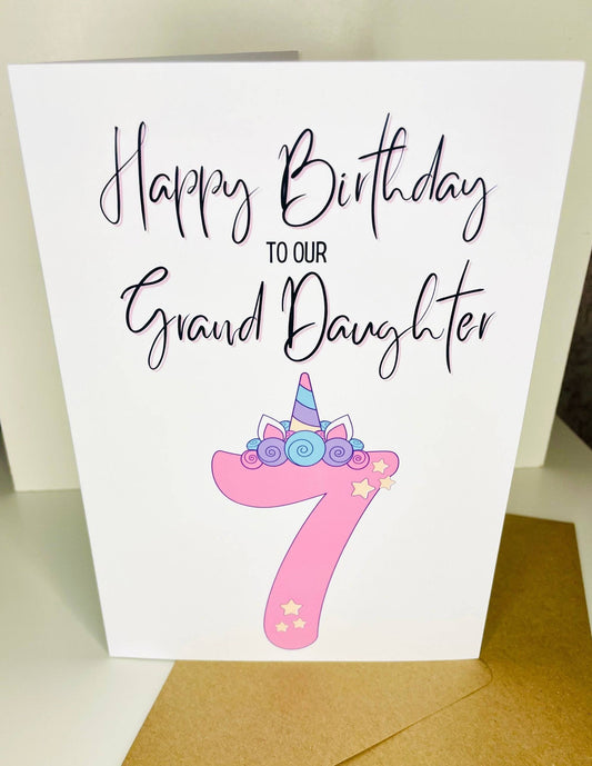 Happy Birthday Girls Card