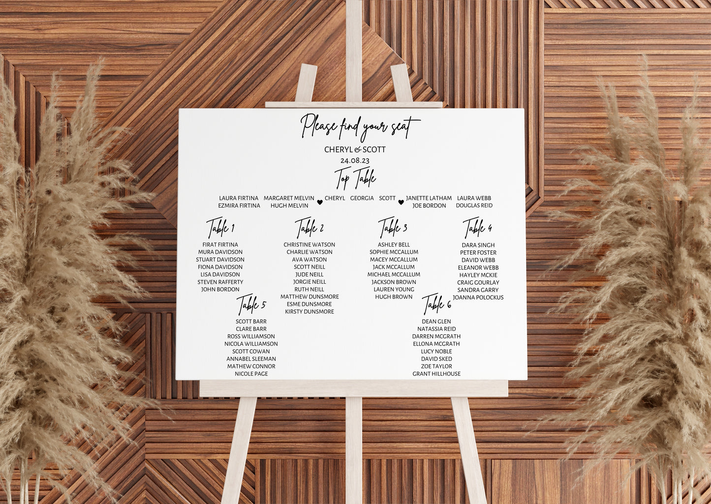 Wedding or Event Signage