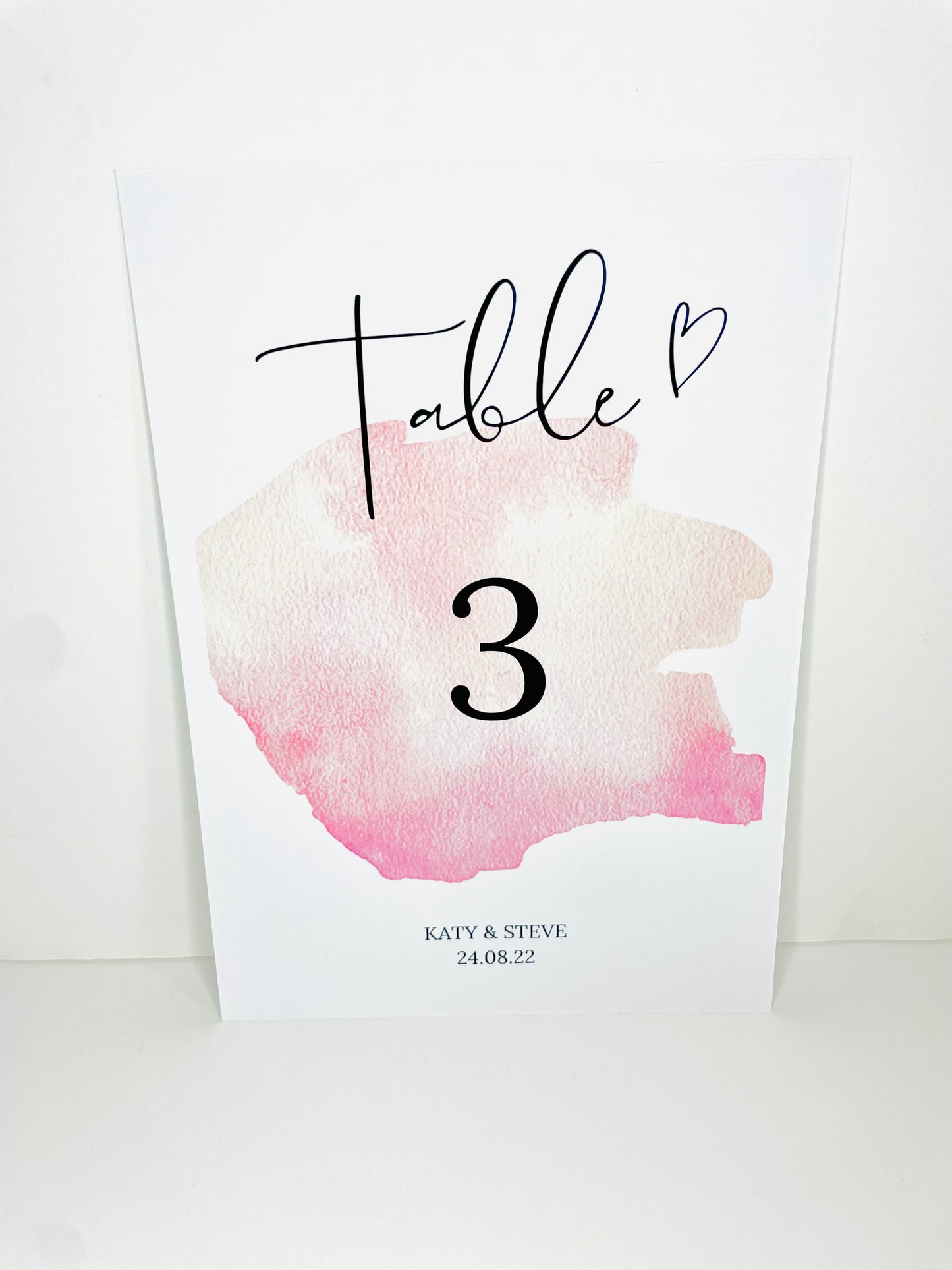 Wedding Reception Table Numbers/ Guestbook Sign