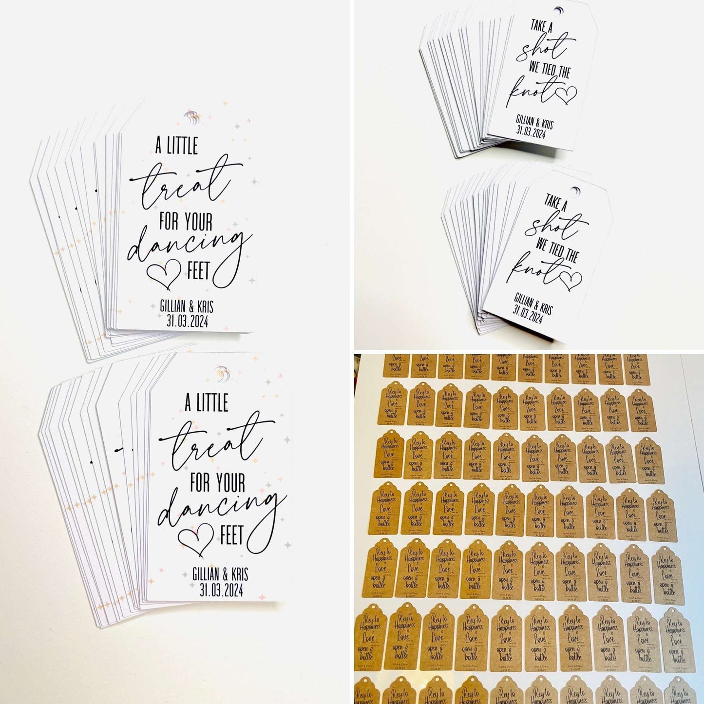 Wedding Favour/Flip Flop Tags