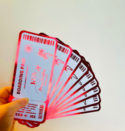 Personalised Event/Holiday Ticket