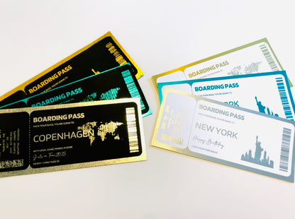 Personalised Event/Holiday Ticket