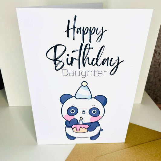 Panda Birthday Card