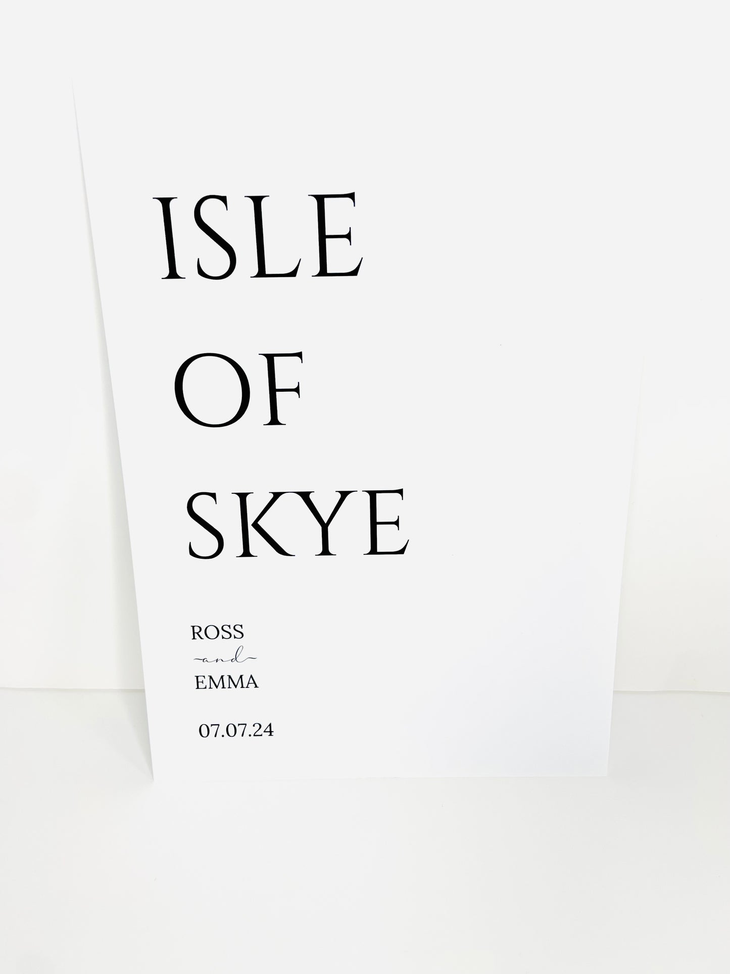 Wedding Reception Table Numbers/ Guestbook Sign