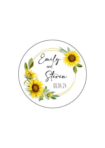 Sunflower Wedding Invitation Suite - SAMPLE ONLY
