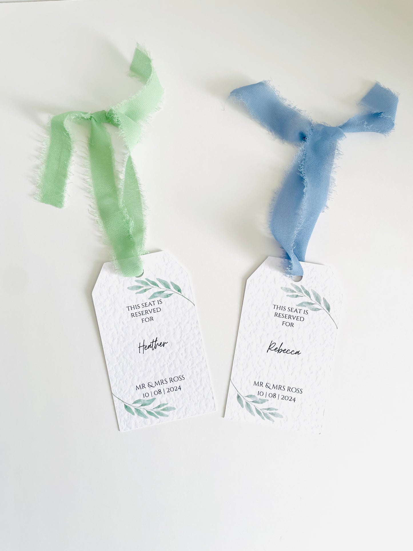 Wedding Seating Reservation Tags