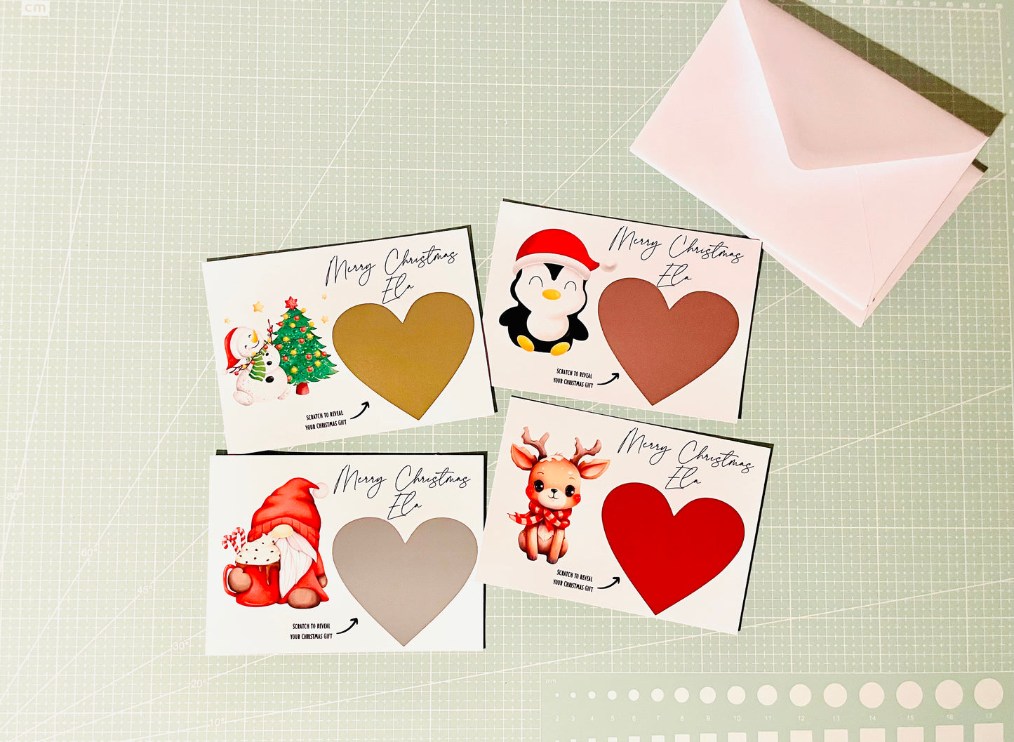 Christmas Scratch Cards - Personalised