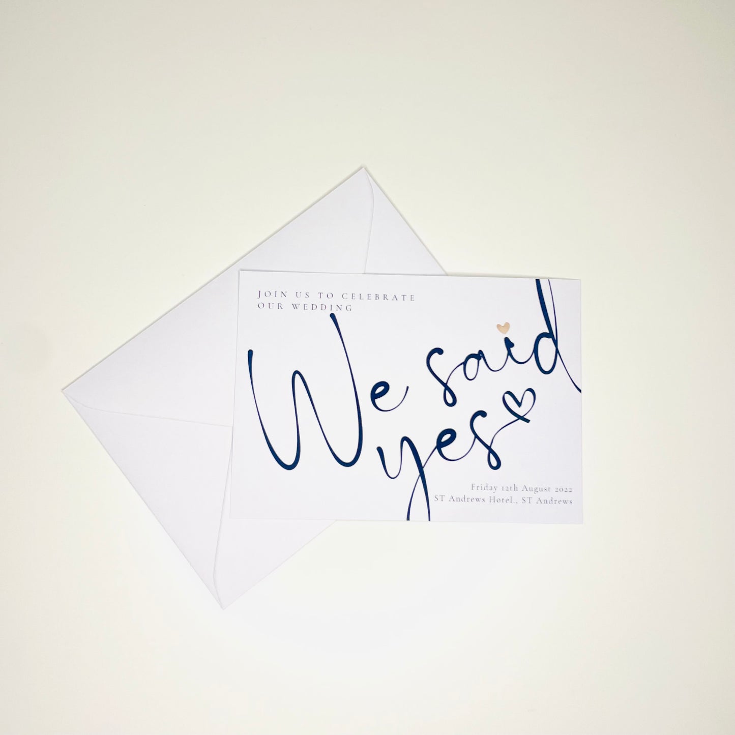 We Said Yes Save the Dates