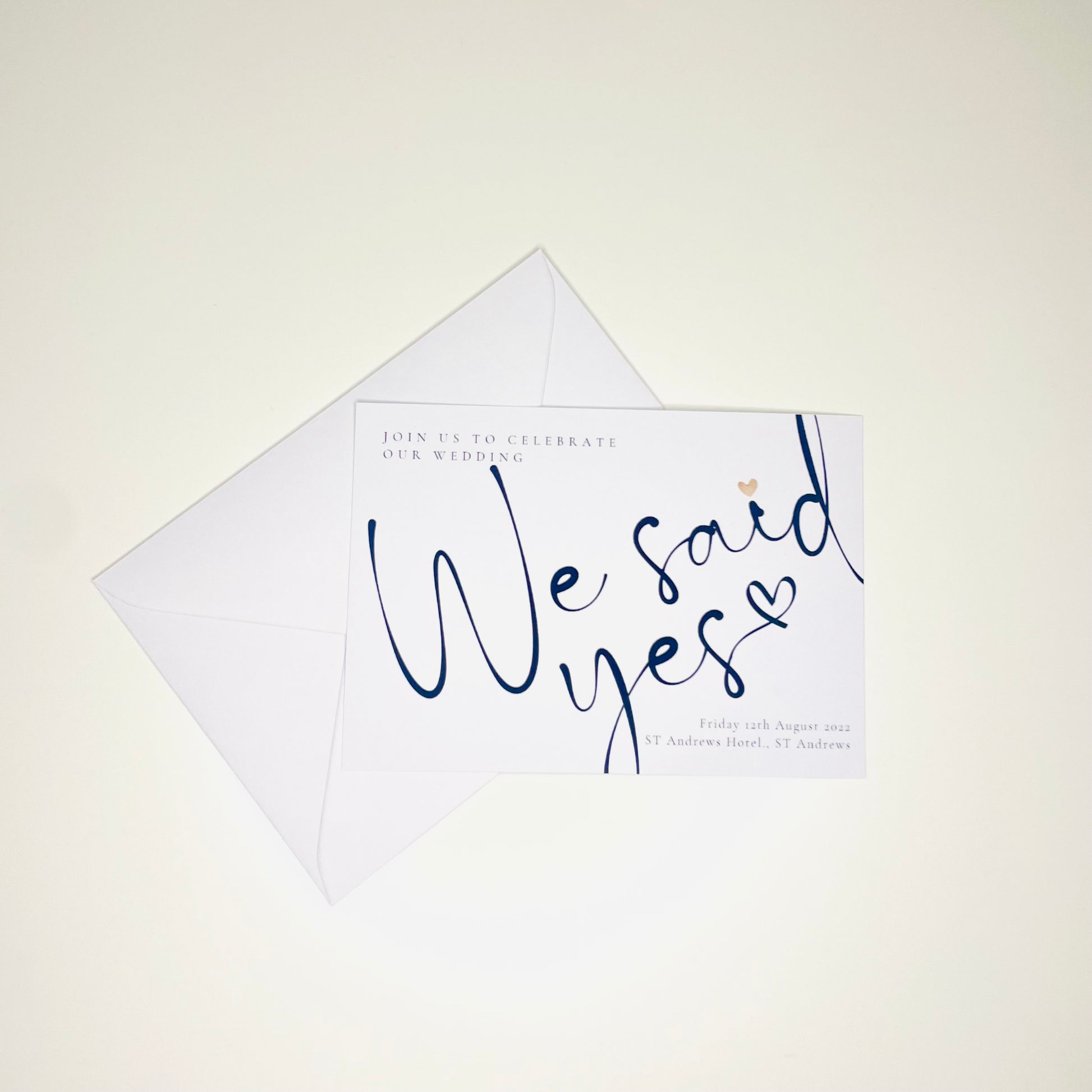 We Said Yes Save the Dates