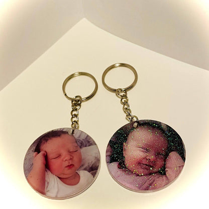Photo Acrylic Keychains - Personalized - Firtina Creations