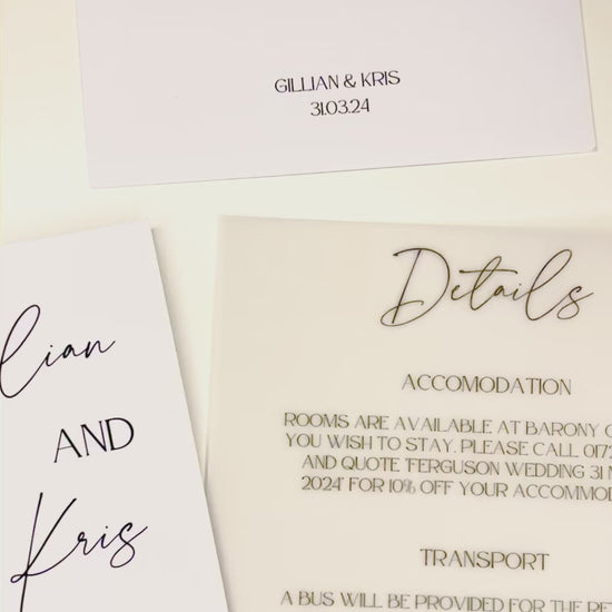 Luxury Wedding Invites