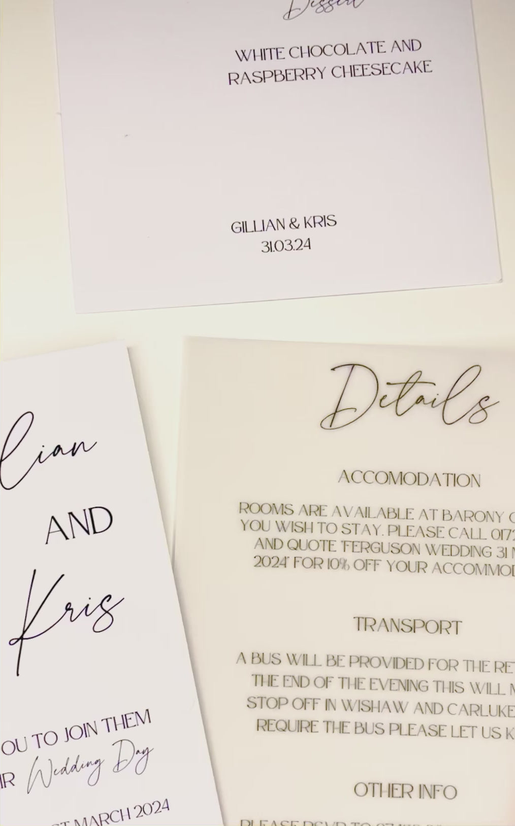 Luxury Wedding Invites