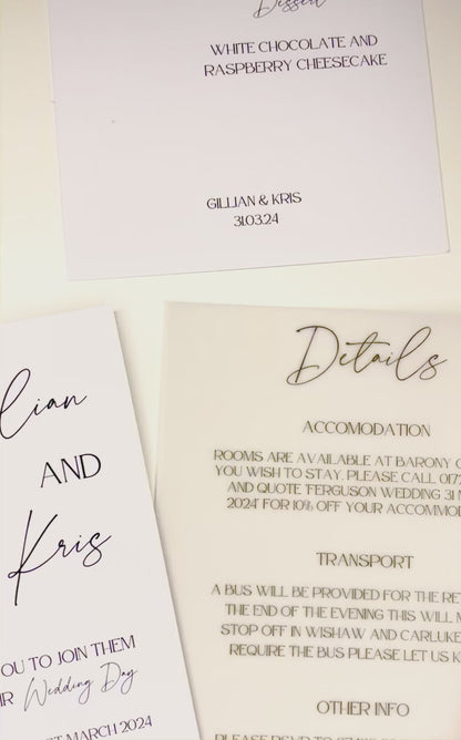 Luxury Wedding Invites