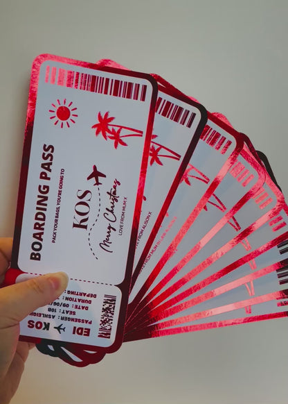 Personalised Event/Holiday Ticket