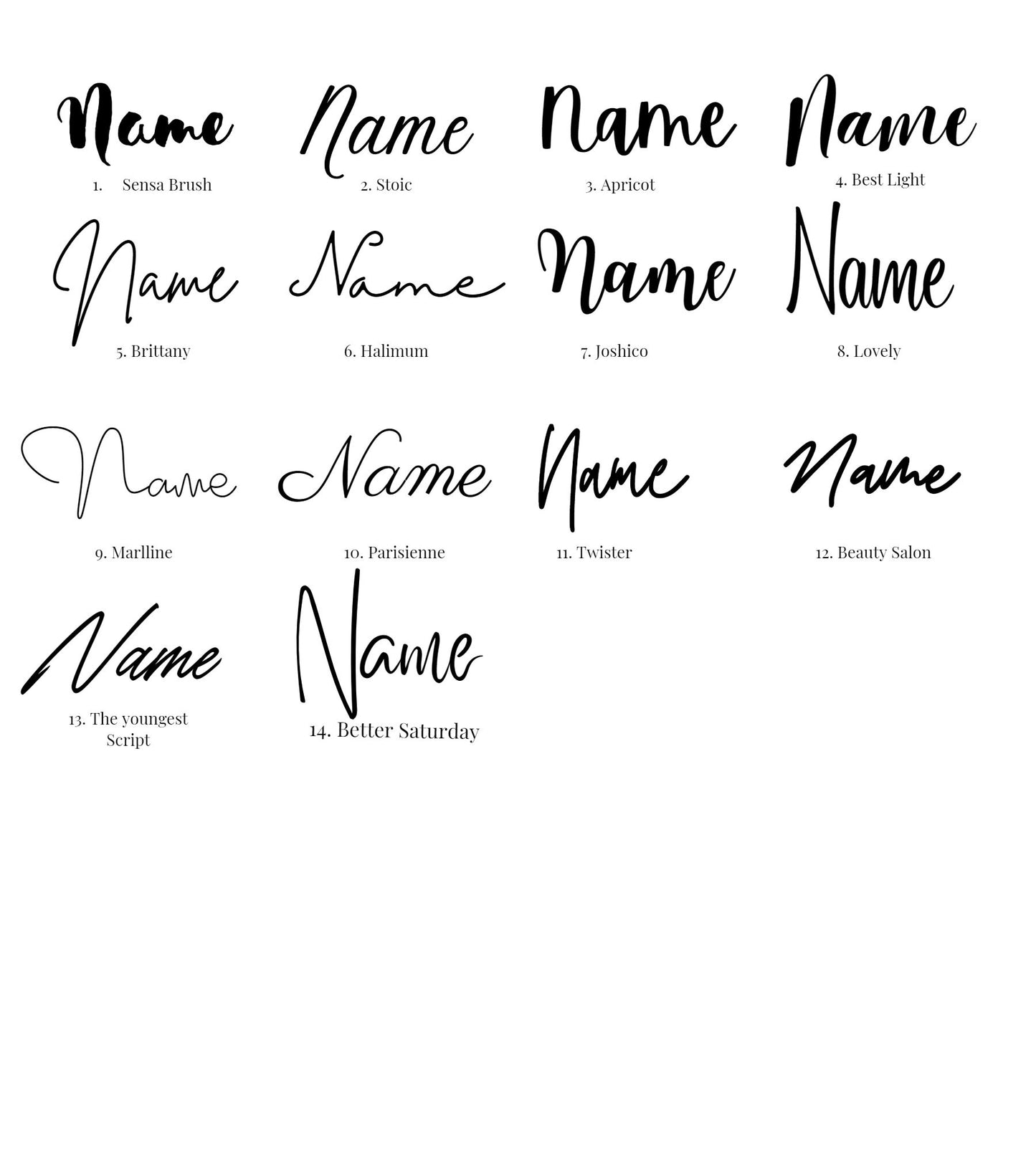 Acrylic Name Keychains - Personalised - Firtina Creations