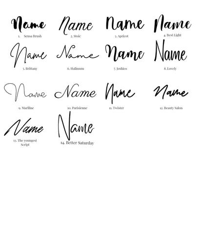 Acrylic Name Keychains - Personalised - Firtina Creations
